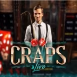 Live Craps logo – Live Casino by Evolution at Wonaco Casino