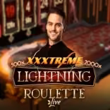 XXXtreme Lightning Roulette slot visual from Evolution available on wonacoo.com
